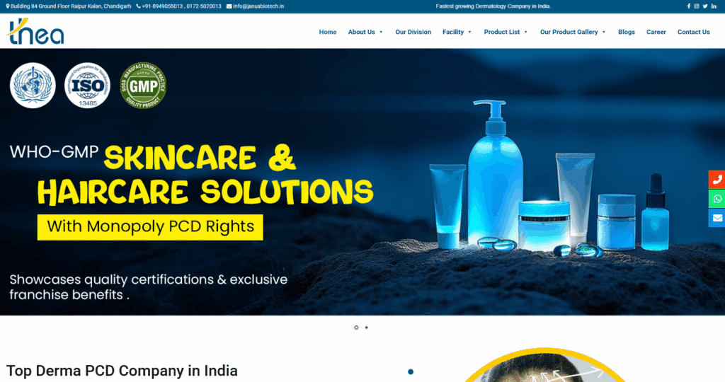 Thea is an India-based ISO-, GMP-, and WHO-certified dermatology manufacturer providing pharmaceutical-grade skincare, including private label and franchise solutions for advanced formulations such as exosome-enriched treatments.