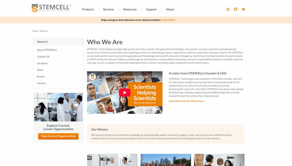 STEMCELL Technologies is a Canada-based life sciences leader providing research-grade exosome isolation tools and regenerative biology technologies that empower biotech and skincare brands to develop scientifically validated, high-performance formulations.